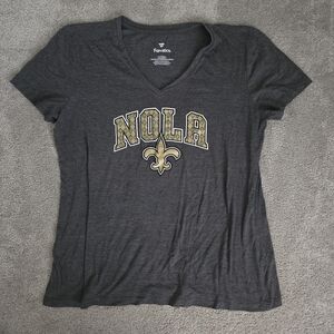Fanatics Gray Fitted Short Sleeve T-Shirt